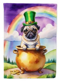 Pug St Patrick's Day Garden Flag Mailbox Flag Decorative Yard Flag Banner Outside Patio Artwork Yard Flower Beds, Garden Size, Multicolor (Default: Default)