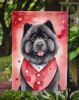 Chow Chow My Valentine Garden Flag Mailbox Flag Decorative Yard Flag Banner Outside Patio Artwork Yard Flower Beds, Garden Size, Multicolor