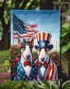 All American English Bull Terrier Garden Flag Mailbox Flag Decorative Yard Flag Banner Outside Patio Artwork Yard Flower Beds, Garden Size, Multicolor