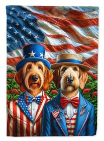 All American Otterhound Garden Flag Mailbox Flag Decorative Yard Flag Banner Outside Patio Artwork Yard Flower Beds, Garden Size, Multicolor (Default: Default)