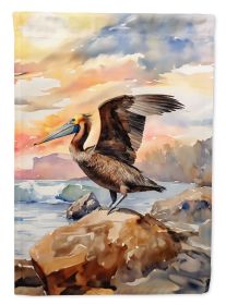 Pelican Garden Flag Mailbox Flag Decorative Yard Flag Banner Outside Patio Artwork Yard Flower Beds, Garden Size, Multicolor (Default: Default)