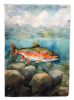 Brook Trout Garden Flag Mailbox Flag Decorative Yard Flag Banner Outside Patio Artwork Yard Flower Beds, Garden Size, Multicolor