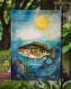 Smallmouth Bass Garden Flag Mailbox Flag Decorative Yard Flag Banner Outside Patio Artwork Yard Flower Beds, Garden Size, Multicolor