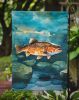 Brown Trout Garden Flag Mailbox Flag Decorative Yard Flag Banner Outside Patio Artwork Yard Flower Beds, Garden Size, Multicolor