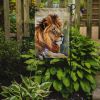 Lion Garden Flag Mailbox Flag Decorative Yard Flag Banner Outside Patio Artwork Yard Flower Beds, Garden Size, Multicolor