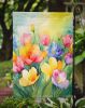 Freesias in Watercolor Garden Flag Mailbox Flag Decorative Yard Flag Banner Outside Patio Artwork Yard Flower Beds, Garden Size, Multicolor