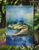 Crocodile Garden Flag Mailbox Flag Decorative Yard Flag Banner Outside Patio Artwork Yard Flower Beds, Garden Size, Multicolor