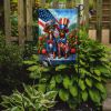 All American Miniature Pinscher Garden Flag Mailbox Flag Decorative Yard Flag Banner Outside Patio Artwork Yard Flower Beds, Garden Size, Multicolor