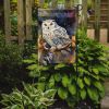 Snowy Owl Garden Flag Mailbox Flag Decorative Yard Flag Banner Outside Patio Artwork Yard Flower Beds, Garden Size, Multicolor