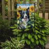 Border Collie in Sunflowers Garden Flag Mailbox Flag Decorative Yard Flag Banner Outside Patio Artwork Yard Flower Beds, Garden Size, Multicolor