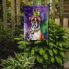 Boxer King of Mardi Gras Garden Flag Mailbox Flag Decorative Yard Flag Banner Outside Patio Artwork Yard Flower Beds, Garden Size, Multicolor
