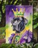 Great Dane King of Mardi Gras Garden Flag Mailbox Flag Decorative Yard Flag Banner Outside Patio Artwork Yard Flower Beds, Garden Size, Multicolor