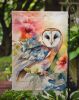Barn Owl Garden Flag Mailbox Flag Decorative Yard Flag Banner Outside Patio Artwork Yard Flower Beds, Garden Size, Multicolor