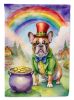 French Bulldog St Patrick's Day Garden Flag Mailbox Flag Decorative Yard Flag Banner Outside Patio Artwork Yard Flower Beds, Garden Size, Multicolor