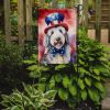 Old English Sheepdog Patriotic American Garden Flag Mailbox Flag Decorative Yard Flag Banner Outside Patio Artwork Yard Flower Beds, Garden Size