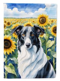 Borzoi in Sunflowers Garden Flag Mailbox Flag Decorative Yard Flag Banner Outside Patio Artwork Yard Flower Beds, Garden Size, Multicolor (Default: Default)