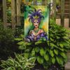 Queen of Mardi Gras Garden Flag Mailbox Flag Decorative Yard Flag Banner Outside Patio Artwork Yard Flower Beds, Garden Size, Multicolor