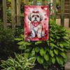 Lhasa Apso My Valentine Garden Flag Mailbox Flag Decorative Yard Flag Banner Outside Patio Artwork Yard Flower Beds, Garden Size, Multicolor