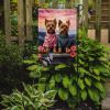 Yorkshire Terrier Two Hearts Garden Flag Mailbox Flag Decorative Yard Flag Banner Outside Patio Artwork Yard Flower Beds, Garden Size, Multicolor