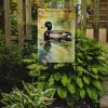 Mallard Garden Flag Mailbox Flag Decorative Yard Flag Banner Outside Patio Artwork Yard Flower Beds, Garden Size, Multicolor