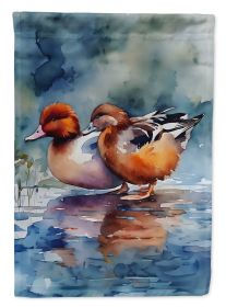 Redhead Duck Garden Flag Mailbox Flag Decorative Yard Flag Banner Outside Patio Artwork Yard Flower Beds, Garden Size, Multicolor (Default: Default)