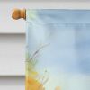 North Carolina Dogwoods in Watercolor House Flag Large Porch Sleeve Pole Decorative Outside Yard Banner Artwork Wall Hanging, Polyester, House Size
