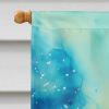 Sting Ray House Flag Large Porch Sleeve Pole Decorative Outside Yard Banner Artwork Wall Hanging, Polyester, House Size, Multicolor