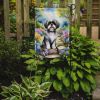 Shih Tzu Spring Path Garden Flag Mailbox Flag Decorative Yard Flag Banner Outside Patio Artwork Yard Flower Beds, Garden Size, Multicolor