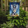 Boston Terrier My Angel Garden Flag Mailbox Flag Decorative Yard Flag Banner Outside Patio Artwork Yard Flower Beds, Garden Size, Multicolor