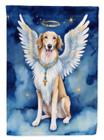 Borzoi My Angel Garden Flag Mailbox Flag Decorative Yard Flag Banner Outside Patio Artwork Yard Flower Beds, Garden Size, Multicolor (Default: Default)