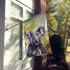 Koala House Flag Large Porch Sleeve Pole Decorative Outside Yard Banner Artwork Wall Hanging, Polyester, House Size, Multicolor