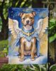 Staffordshire Bull Terrier My Angel Garden Flag Mailbox Flag Decorative Yard Flag Banner Outside Patio Artwork Yard Flower Beds, Garden Size