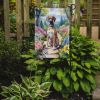 Great Dane Spring Path Garden Flag Mailbox Flag Decorative Yard Flag Banner Outside Patio Artwork Yard Flower Beds, Garden Size, Multicolor