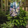 Siberian Husky Spring Path Garden Flag Mailbox Flag Decorative Yard Flag Banner Outside Patio Artwork Yard Flower Beds, Garden Size, Multicolor