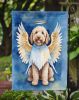 Labradoodle My Angel Garden Flag Mailbox Flag Decorative Yard Flag Banner Outside Patio Artwork Yard Flower Beds, Garden Size, Multicolor