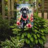 Great Dane Luau Garden Flag Mailbox Flag Decorative Yard Flag Banner Outside Patio Artwork Yard Flower Beds, Garden Size, Multicolor