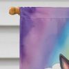 German Shepherd St Patrick's Day House Flag Large Porch Sleeve Pole Decorative Outside Yard Banner Artwork Wall Hanging, Polyester, House Size