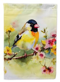 Goldfinch House Flag Large Porch Sleeve Pole Decorative Outside Yard Banner Artwork Wall Hanging, Polyester, House Size, Multicolor (Default: Default)