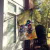 Wood Duck House Flag Large Porch Sleeve Pole Decorative Outside Yard Banner Artwork Wall Hanging, Polyester, House Size, Multicolor