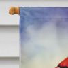 Cardinal House Flag Large Porch Sleeve Pole Decorative Outside Yard Banner Artwork Wall Hanging, Polyester, House Size, Multicolor