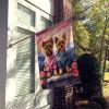 Yorkshire Terrier Two Hearts House Flag Large Porch Sleeve Pole Decorative Outside Yard Banner Artwork Wall Hanging, Polyester, House Size, Multicolor