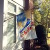 Blue Jay House Flag Large Porch Sleeve Pole Decorative Outside Yard Banner Artwork Wall Hanging, Polyester, House Size, Multicolor