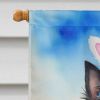 Cairn Terrier Easter Egg Hunt House Flag Large Porch Sleeve Pole Decorative Outside Yard Banner Artwork Wall Hanging, Polyester, House Size