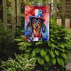 Dachshund Patriotic American Garden Flag Mailbox Flag Decorative Yard Flag Banner Outside Patio Artwork Yard Flower Beds, Garden Size, Multicolor