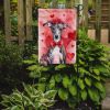 Italian Greyhound My Valentine Garden Flag Mailbox Flag Decorative Yard Flag Banner Outside Patio Artwork Yard Flower Beds, Garden Size, Multicolor