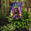 Cocker Spaniel King of Mardi Gras Garden Flag Mailbox Flag Decorative Yard Flag Banner Outside Patio Artwork Yard Flower Beds, Garden Size, Multicolor