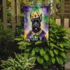 Scottish Terrier King of Mardi Gras Garden Flag Mailbox Flag Decorative Yard Flag Banner Outside Patio Artwork Yard Flower Beds, Garden Size