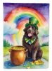 Newfoundland St Patrick's Day Garden Flag Mailbox Flag Decorative Yard Flag Banner Outside Patio Artwork Yard Flower Beds, Garden Size, Multicolor