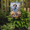 Dalmatian Cowboy Welcome Garden Flag Mailbox Flag Decorative Yard Flag Banner Outside Patio Artwork Yard Flower Beds, Garden Size, Multicolor