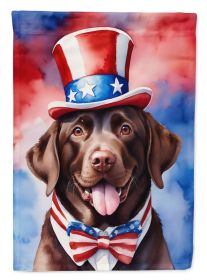 Labrador Retriever Patriotic American Garden Flag Mailbox Flag Decorative Yard Flag Banner Outside Patio Artwork Yard Flower Beds, Garden Size (Default: Default)